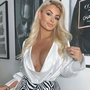 Satin Drape Top - NEW - Plus Size